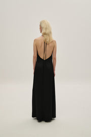 Combos Knitwear Dress Satin Maxi