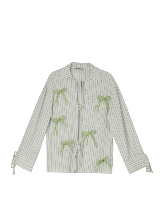 Milkwhite Shirt with Bows
