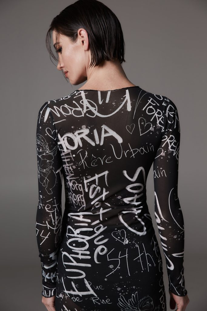 Jardin De Vanite Chaos Mesh Dress