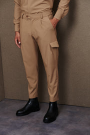 P/COC Camel Pockets Cargo Pants