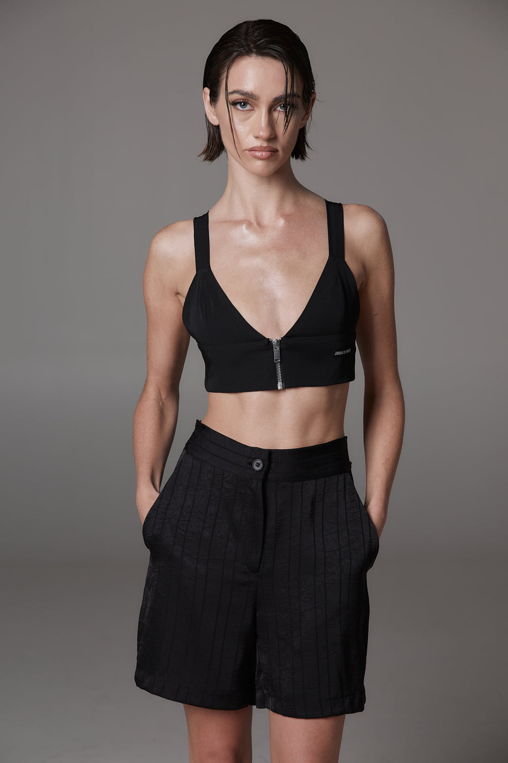 Jardin De Vanite Satin Shorts