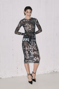 Jardin De Vanite Chaos Mesh Dress