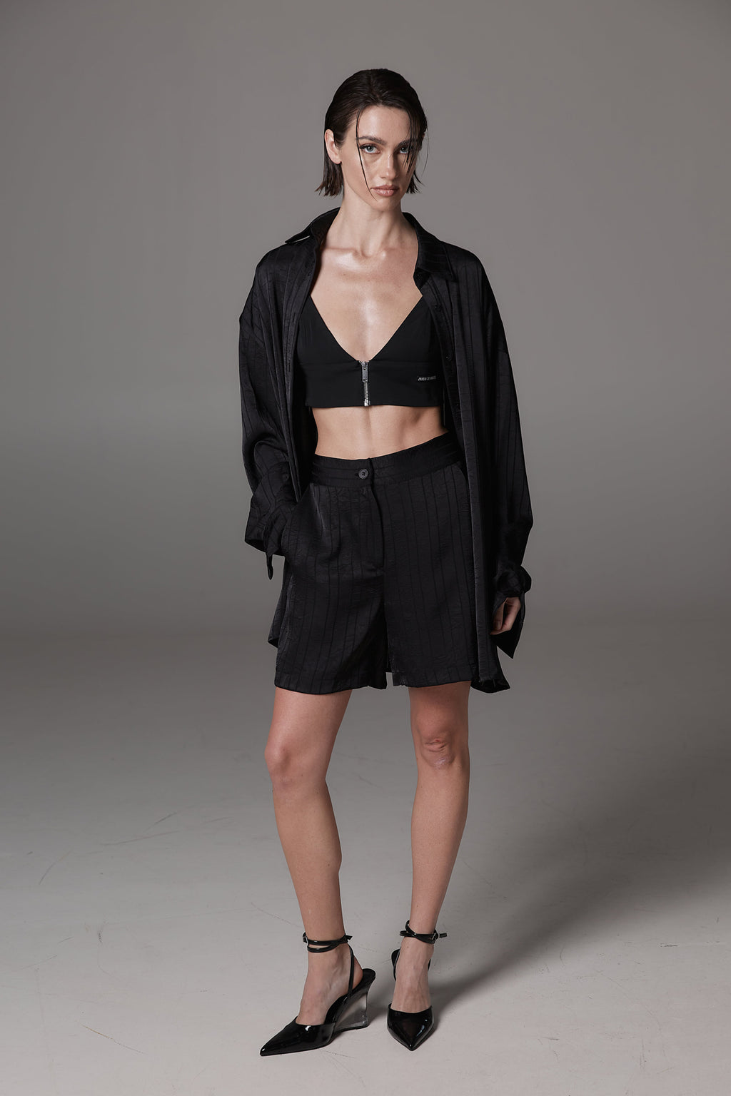 Jardin De Vanite Satin Shorts