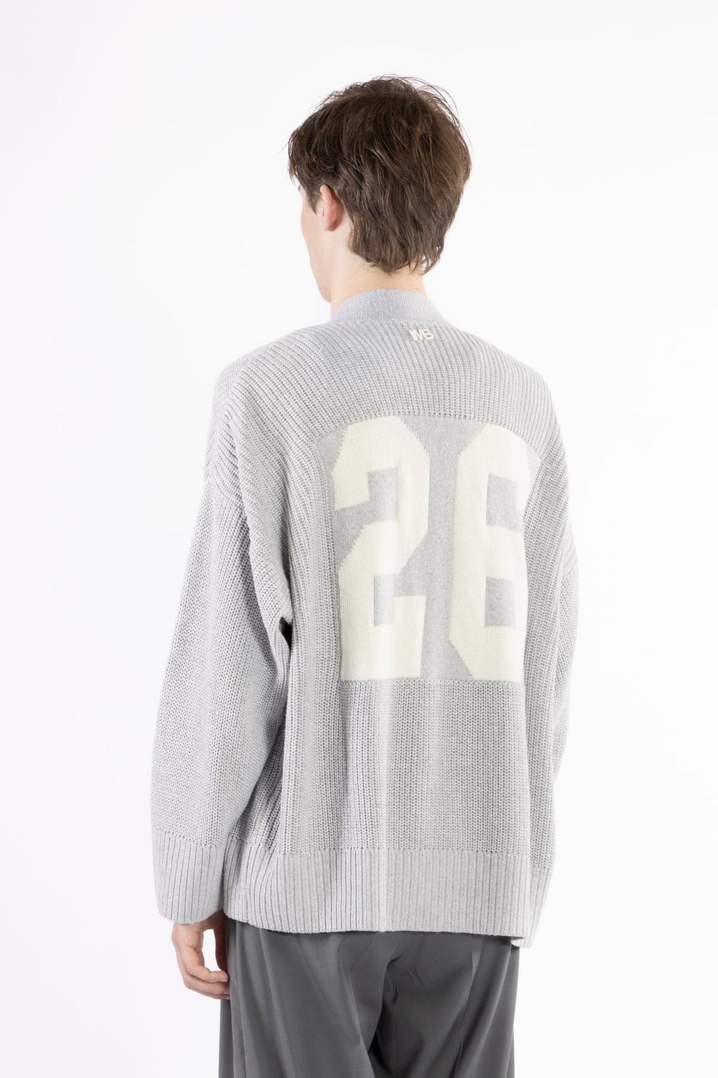 I'm Brian Cardigan Grey Knitwear