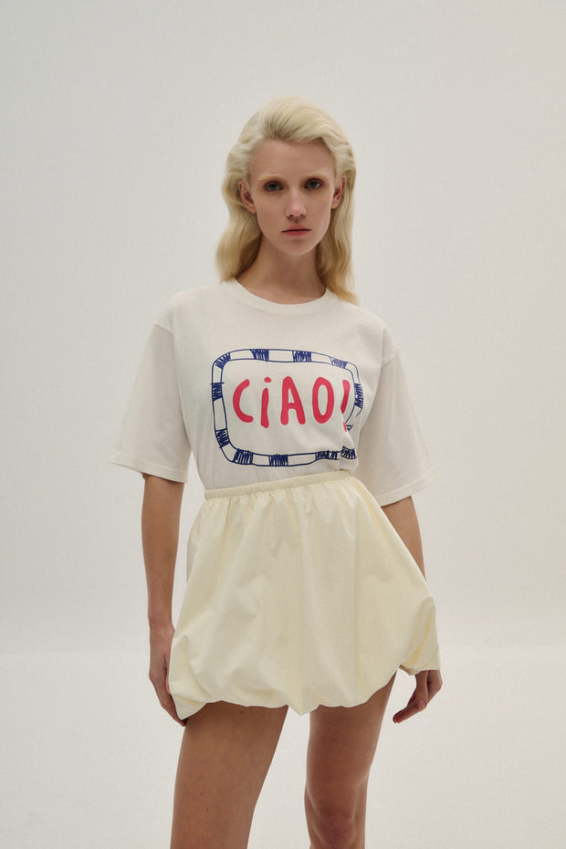 Combos Knitwear Skirt Mini Balloon