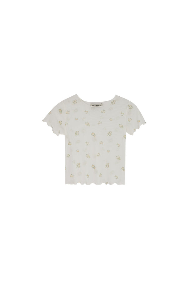 Milkwhite Mesh T-shirt