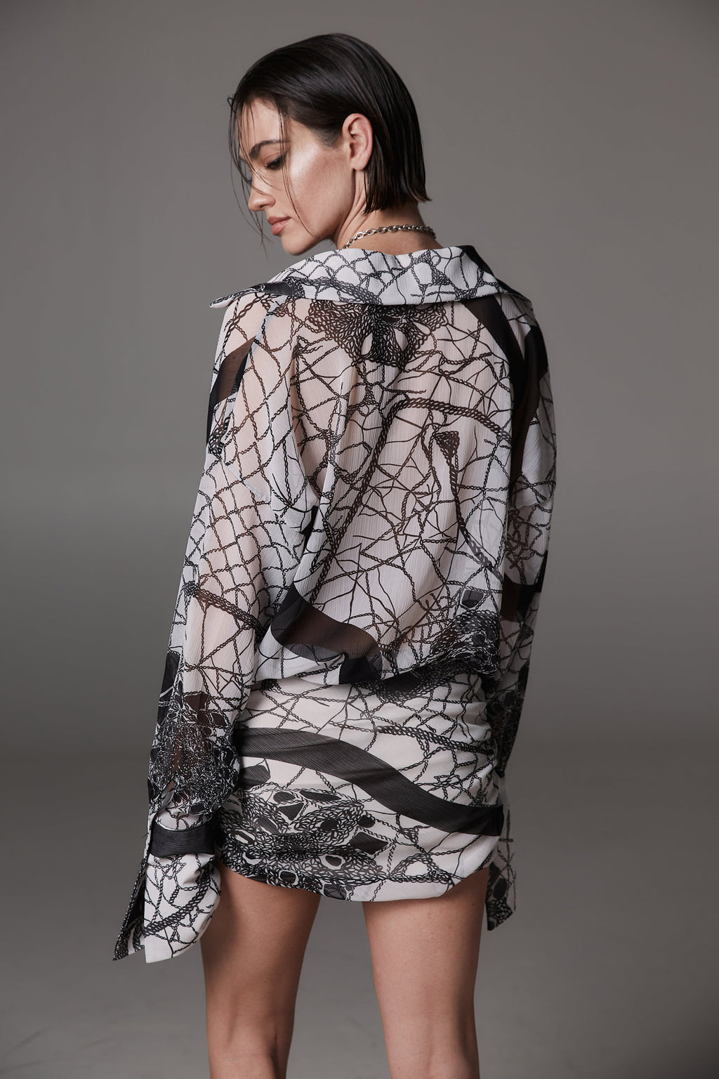 Jardin De Vanite Cygnus Mini Dress