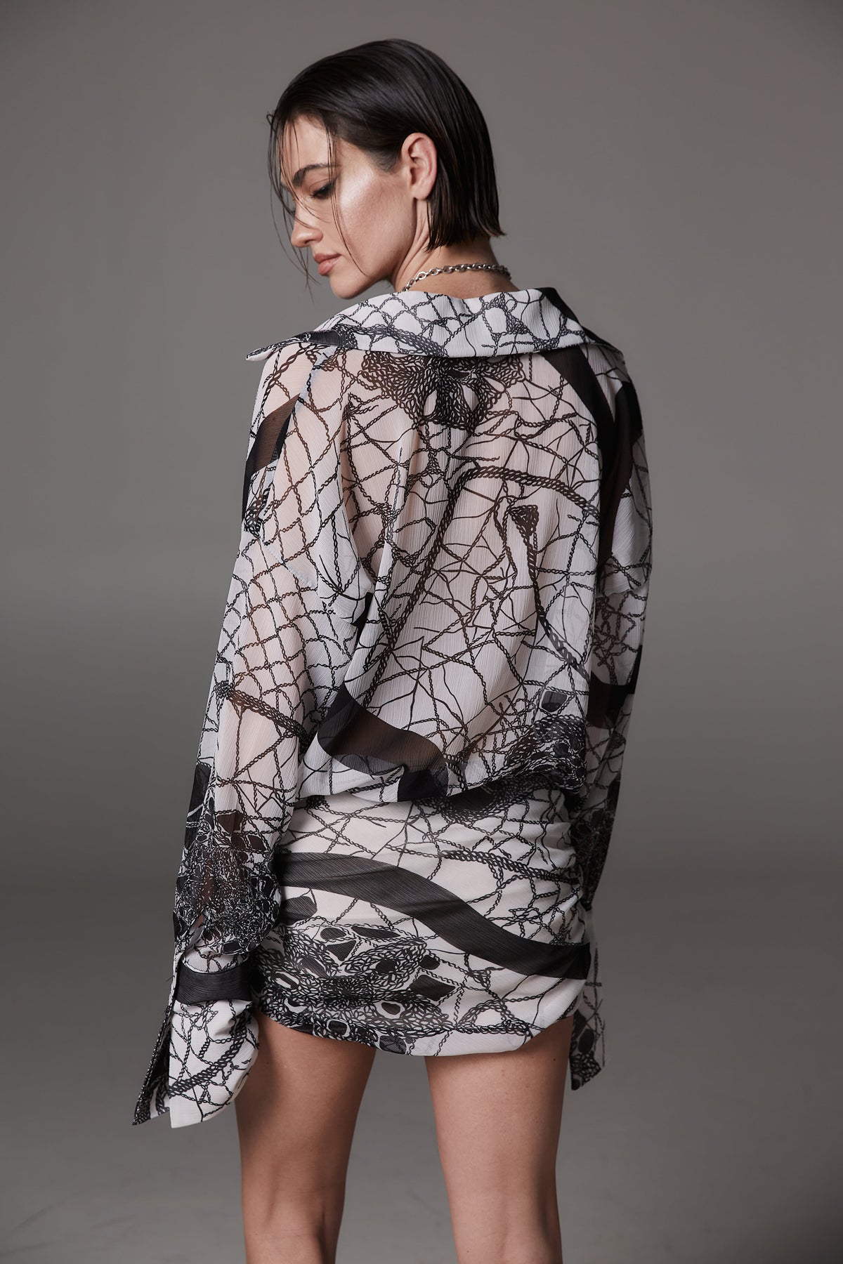 Jardin De Vanite Cygnus Mini Dress