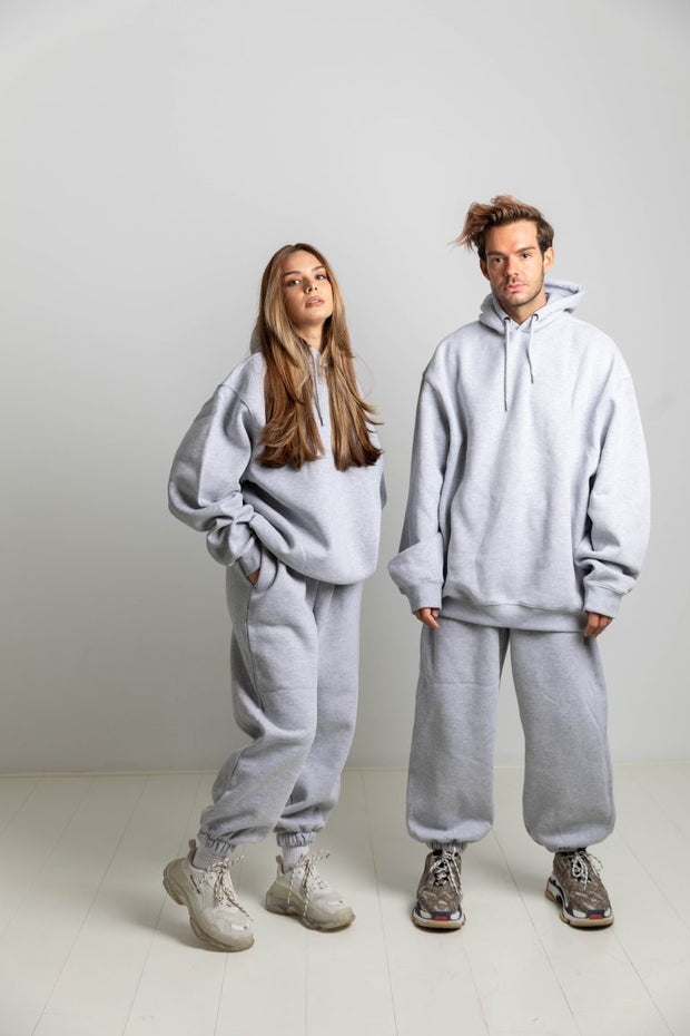 Genderfluid Grey Oversized Hoodie A/W