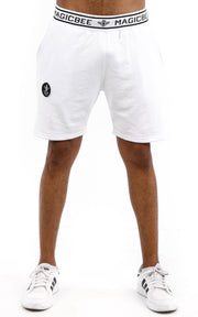 Magic Bee White Rib Shorts- White - Mybrands Store
