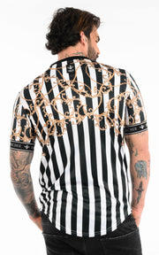 MagicBee Tee- Striped Chains-T-Shirts-Mybrands Store