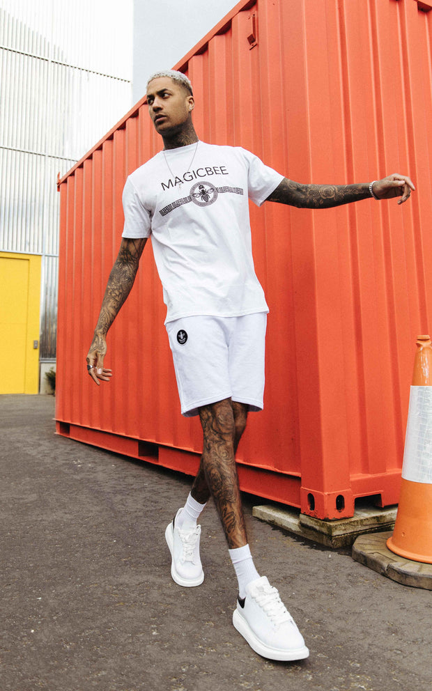 Magic Bee Logo Tee- White-T-Shirts-Mybrands Store