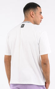 Magic Bee Neck Elastic- White-T-Shirts-Mybrands Store