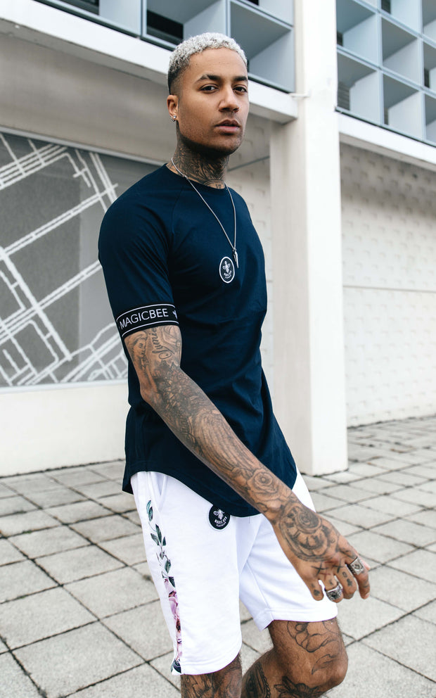 Magic Bee Elastic Rib- Navy
