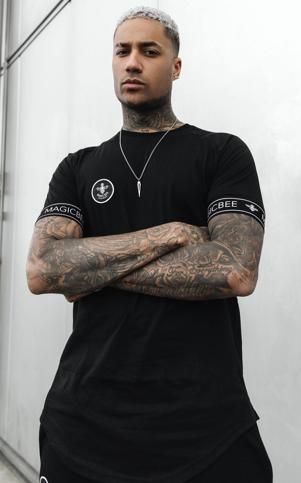 Magic Bee Elastic Rib- Black-T-Shirts-Mybrands Store