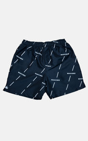 Magic Bee Full Details Swim Shorts- Black