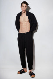 Stefan Range Smooth Pants Black SS23