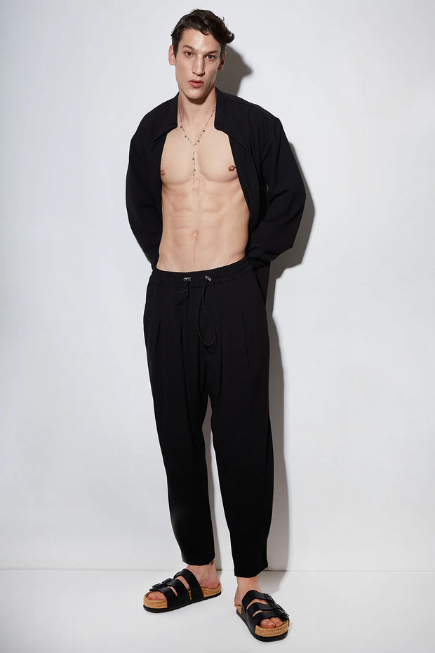 Stefan Range Smooth Pants Black SS23