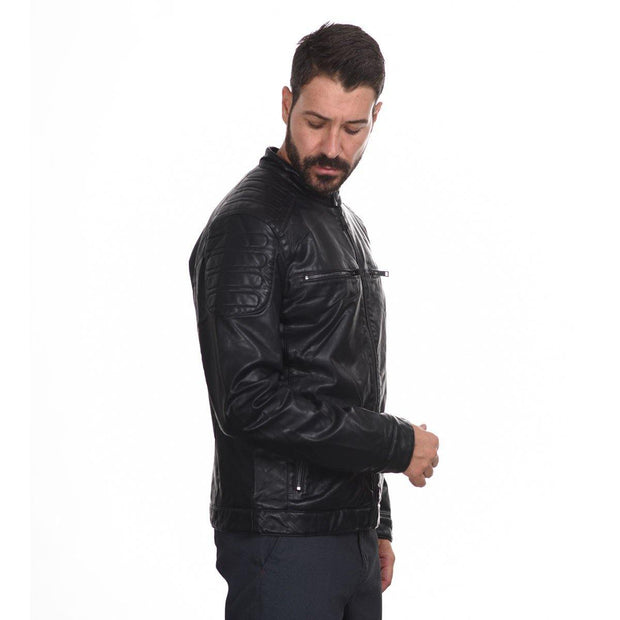 Biston Jacket Black Leatherette - Mybrands Store