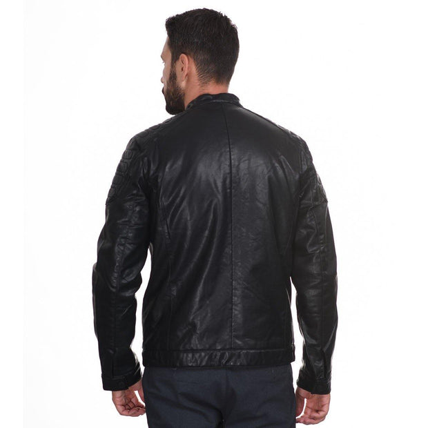 Biston Jacket Black Leatherette - Mybrands Store