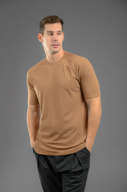 Vittorio Ripple T-Shirt Caramel