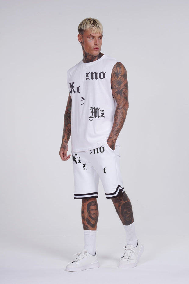 Xzeno Shorts Gothic White