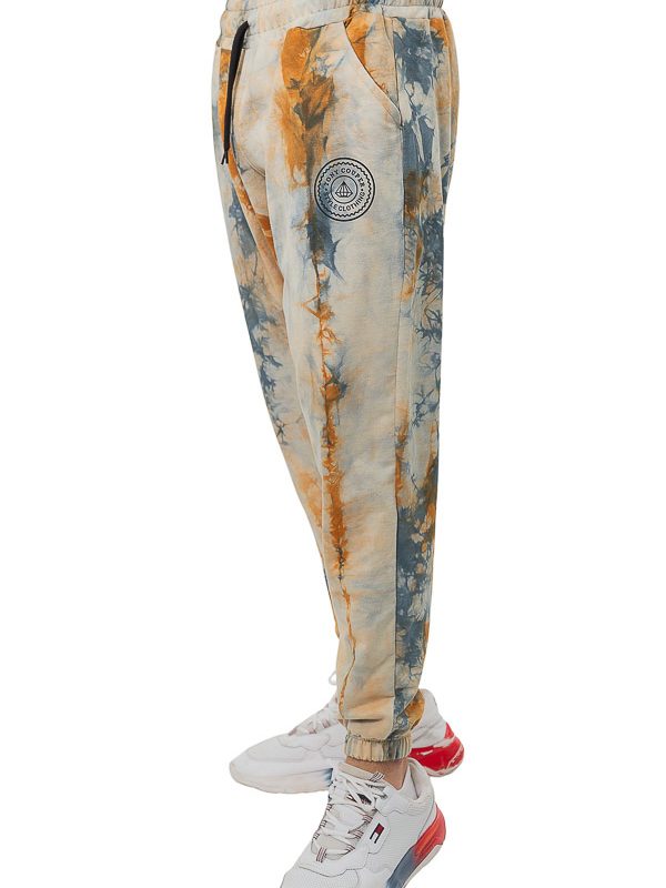 Tony Couper Beige Tie Dye Joggers