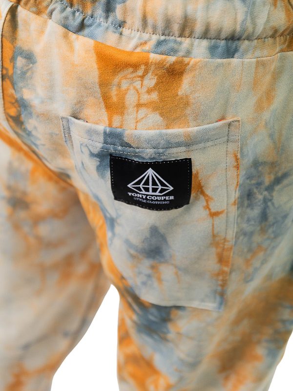 Tony Couper Beige Tie Dye Joggers