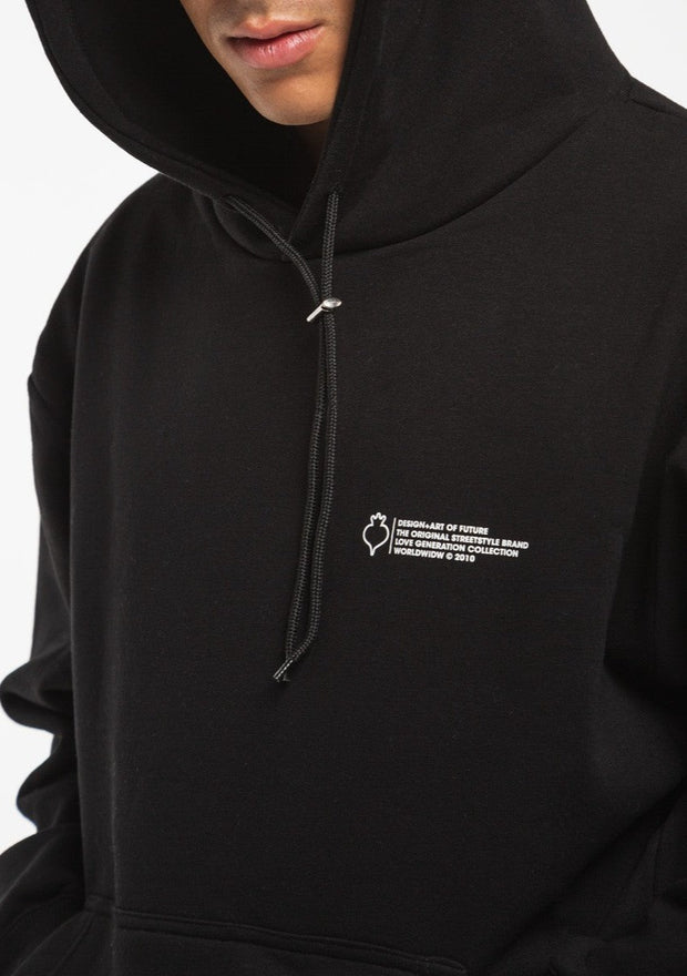 Love Generation Black Hoodie A/W