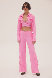 Jardin De Vanite Cargo Pants Pink