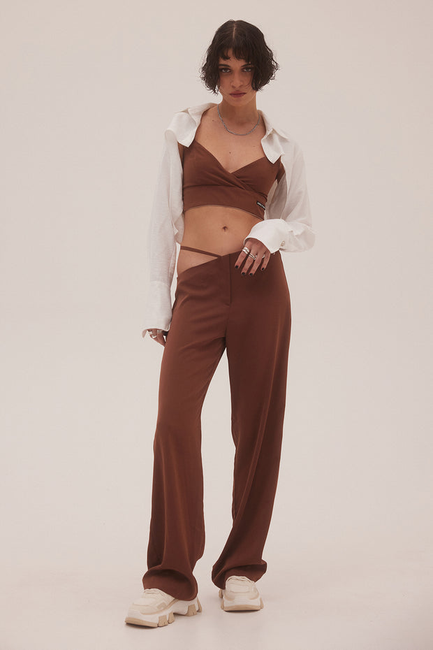 Jardin De Vanite G Pants Brown