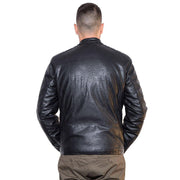 Biston Leather Jacket Black - Mybrands Store