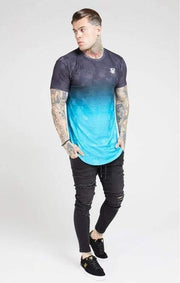 SikSilk Monogram Fade Gym Tee - Mybrands Store