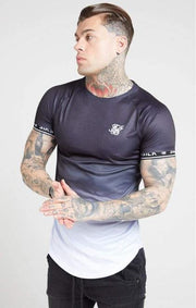 SikSilk Raglan Curved Hem Tech Tee - Mybrands Store