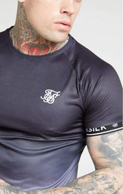 SikSilk Raglan Curved Hem Tech Tee - Mybrands Store