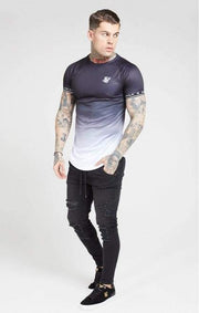 SikSilk Raglan Curved Hem Tech Tee - Mybrands Store