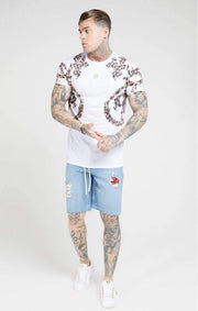 SikSilk S/S Raglan Straight Hem Tee - Mybrands Store