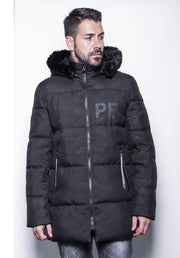 Splendid Long Jacket Black Camo - Mybrands Store
