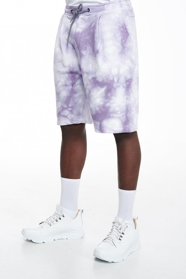 P/COC Cotton Bermuda Tie Dye Lila