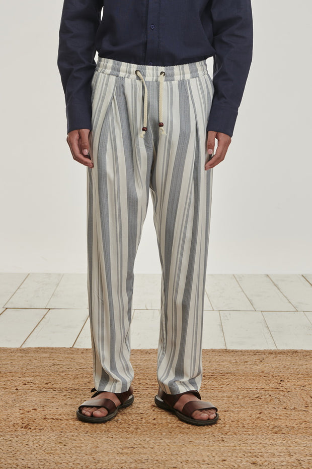 P/COC Blue Striped Pants SS22