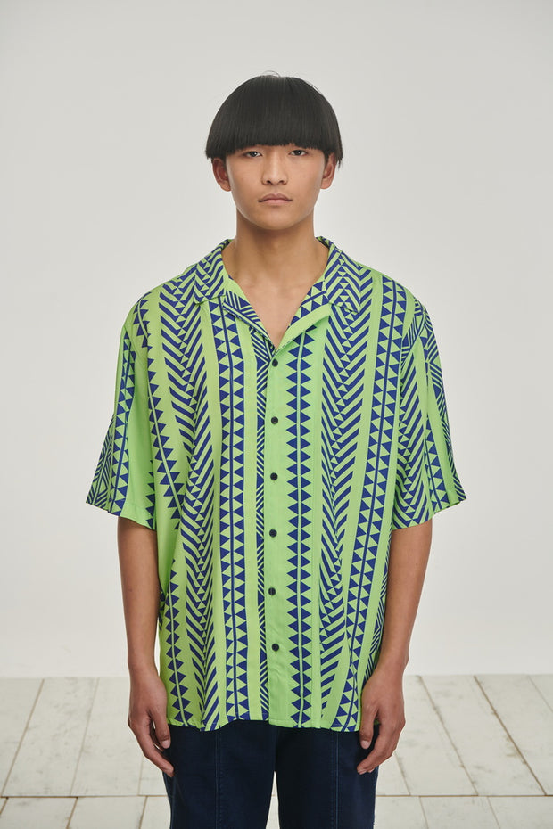 P/COC Pattern Shirt Green