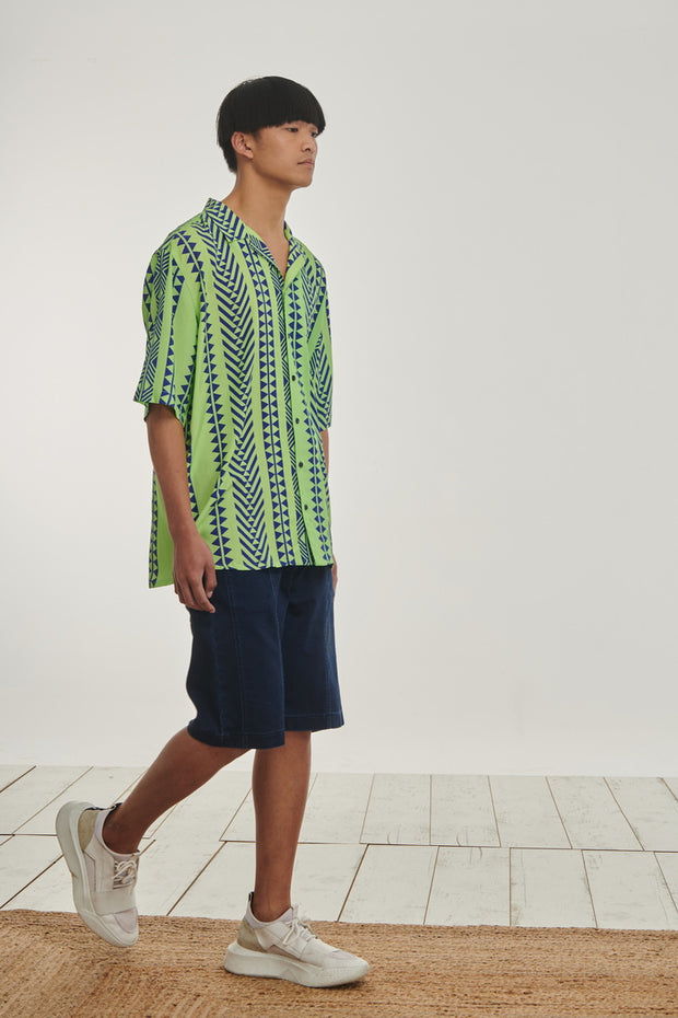 P/COC Pattern Shirt Green