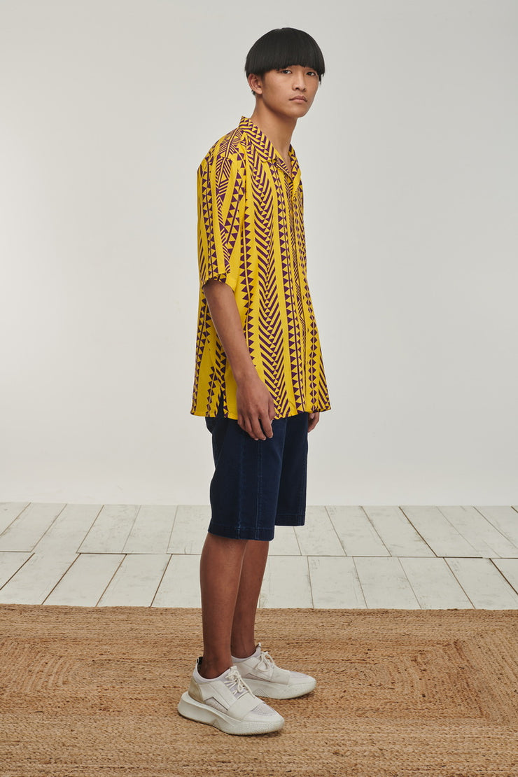 P/COC Pattern Shirt Yellow