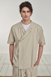 P/COC Kimono Linen Shirt Beige SS22