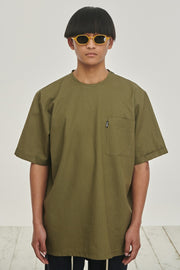 P/COC Khaki Linen T-Shirt SS22