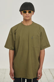 P/COC Khaki Linen T-Shirt SS22