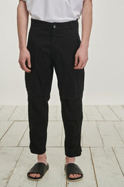 P/COC Black Cargo Pants SS22