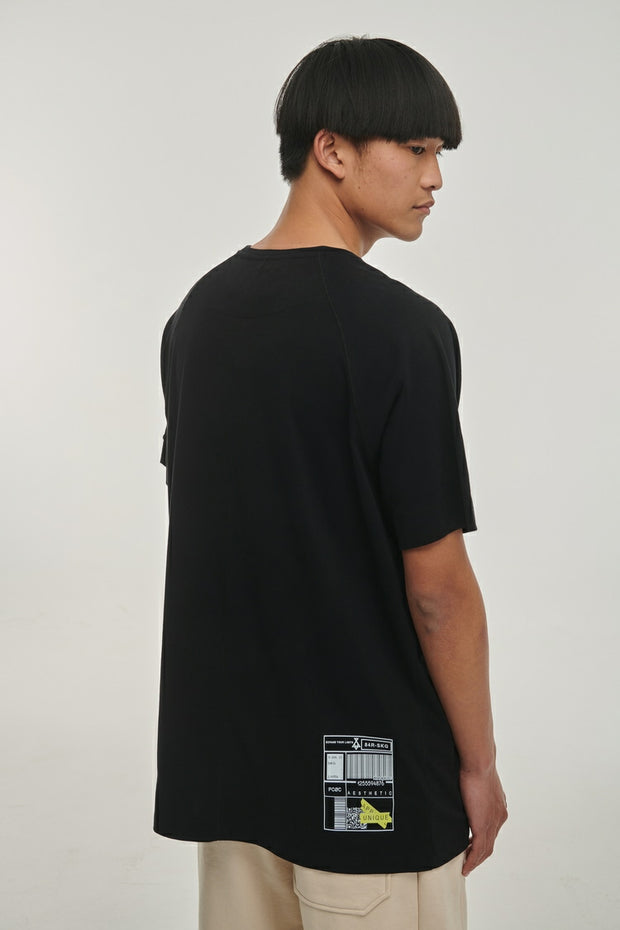 P/COC Barcode Black T-Shirt SS22