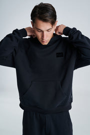 P/COC Velour Logo Hoodie Black A/W