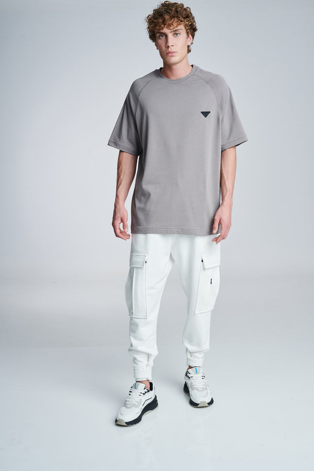 P/COC T-shirt with Leather Badge Elephant A/W